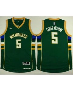 Bucks #5 Michael Carter-Williams Green Stitched NBA Jersey