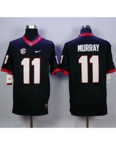 Bulldogs #11 Aaron Murray Black Limited Stitched NCAA Jersey