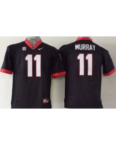 Bulldogs #11 Aaron Murray Black Stitched Youth NCAA Jersey