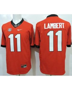 Bulldogs #11 Greyson Lambert Red Limited Stitched NCAA Jersey