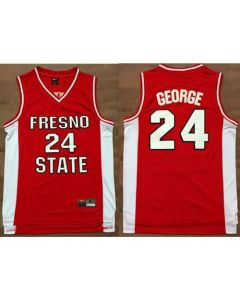Bulldogs #24 Paul George Red Basketball Stitched NCAA Jersey