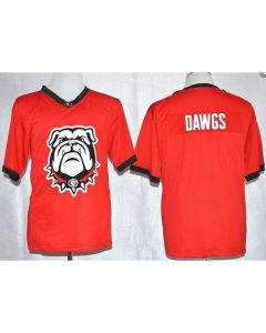 Bulldogs Dawgs Red Pride Fashion Stitched NCAA Jersey