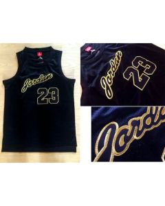 Bulls #23 Michael Jordan Black Anniversary Stitched NBA Jersey