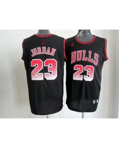 Bulls #23 Michael Jordan Black Stitched NBA Vibe Jersey