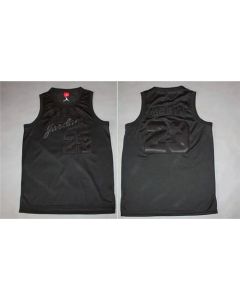 Bulls #23 Michael Jordan Grey Anniversary Stitched NBA Jersey