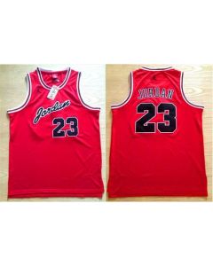 Bulls #23 Michael Jordan Red Anniversary Stitched NBA Jersey