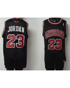 Bulls #23 Michael Jordan Stitched Black NBA Jersey