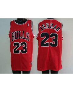 Bulls #23 Michael Jordan Stitched Red NBA Jersey