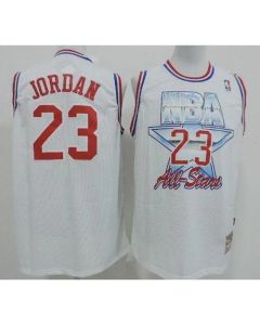 Bulls #23 Michael Jordan White 1992 All Star Stitched NBA Jersey