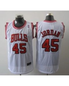 Bulls #45 Jordan White Stitched NBA Jersey