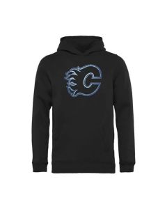 Calgary Flames Pond Hockey Pullover Hoodie Black