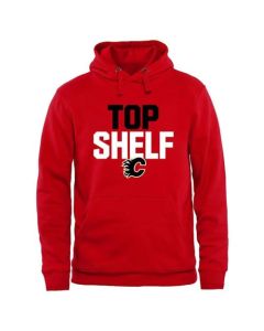 Calgary Flames Top Shelf Pullover Hoodie Red