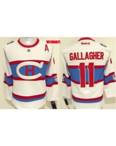 Canadiens #11 Brendan Gallagher White 2016 Winter Classic Women's Stitched NHL Jersey