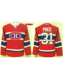 Canadiens #31 Carey Price Red CH Women's Stitched NHL Jersey