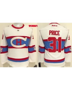 Canadiens #31 Carey Price White 2016 Winter Classic Women's Stitched NHL Jersey