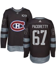 Canadiens #67 Max Pacioretty Black 1917-2017 100th Anniversary Stitched NHL Jersey
