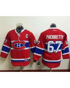 Canadiens #67 Max Pacioretty Red Stitched Youth NHL Jersey