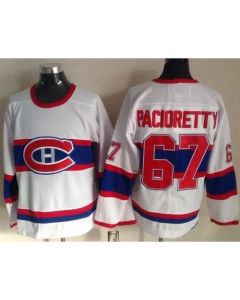 Canadiens #67 Max Pacioretty White CCM Throwback Stitched NHL Jersey