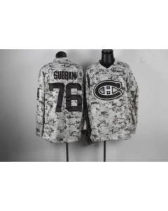 Canadiens #76 PK Subban Camo Stitched NHL Jersey