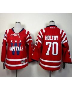 Capitals #70 Braden Holtby 2015 Winter Classic Red Stitched Youth NHL Jersey