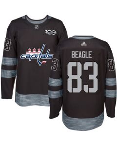 Capitals #83 Jay Beagle Black 1917-2017 100th Anniversary Stitched NHL Jersey