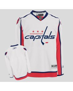 Capitals Blank Stitched White Youth NHL Jersey