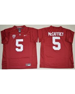 Cardinal #5 Christian McCaffrey Red Stitched NCAA Jersey
