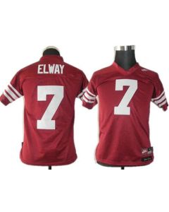 Cardinal #7 John Elway Red Stitched Youth NCAA Jersey