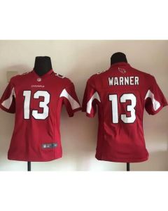 Cardinals #13 Kurt Warner Red Team Color Youth Stitched NFL Elite Jersey