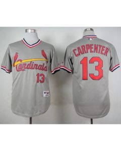 Cardinals #13 Matt Carpenter Grey 1978 Turn Back The Clock Stitched MLB Jersey