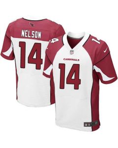 Cardinals #14 J.J. Nelson White Men's Stitched NFL Elite Jersey