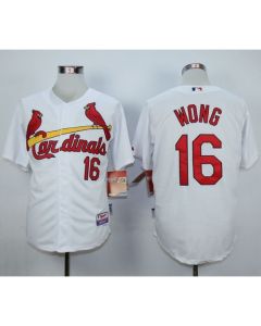 Cardinals #16 Kolten Wong White 1982 Turn Back The Clock Stitched MLB Jersey