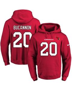 Cardinals #20 Deone Bucannon Red Name & Number Pullover NFL Hoodie