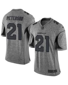 Cardinals #21 Patrick Peterson Gray Men's Stitched NFL Limited Gridiron Gray Jersey