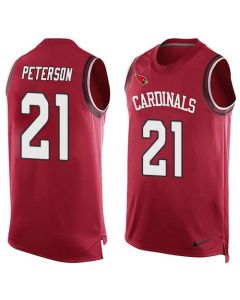 Cardinals #21 Patrick Peterson Red Team Color Men's Stitched NFL Limited Tank Top Jersey