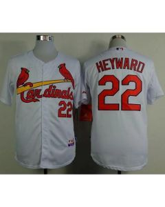 Cardinals #22 Jason Heyward White Cool Base Stitched MLB Jersey