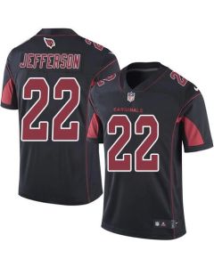 Cardinals #22 Tony Jefferson Black Men's Stitched NFL Limited Rush Jersey