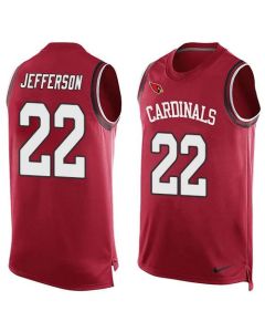 Cardinals #22 Tony Jefferson Red Team Color Men's Stitched NFL Limited Tank Top Jersey