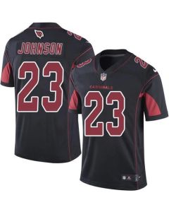 Cardinals #23 Chris Johnson Black Men's Stitched NFL Limited Rush Jersey