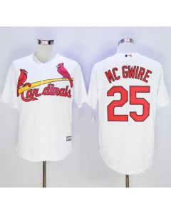 Cardinals #25 Mark McGwire White New Cool Base Stitched MLB Jersey