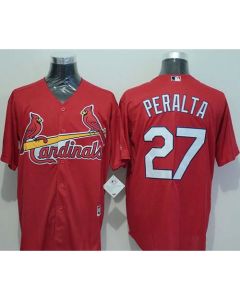 Cardinals #27 Jhonny Penalta Red New Cool Base Stitched MLB Jersey