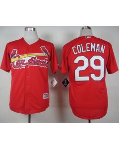 Cardinals #29 Vince Coleman Red Cool Base Stitched MLB Jersey