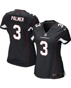 Cardinals #3 Carson Palmer Black Alternate Women's Stitched NFL Elite Jersey