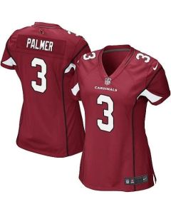 Cardinals #3 Carson Palmer Red Team Color Women's Stitched NFL Elite Jersey