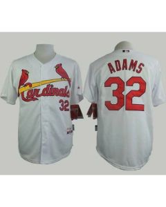 Cardinals #32 Matt Adams White Cool Base Stitched MLB Jersey