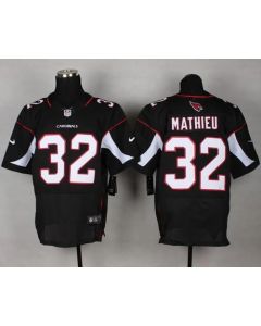 Cardinals #32 Tyrann Mathieu Black Alternate Men's Stitched NFL Elite Jersey