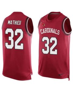 Cardinals #32 Tyrann Mathieu Red Team Color Men's Stitched NFL Limited Tank Top Jersey