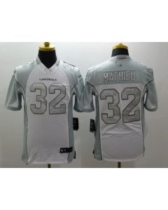 Cardinals #32 Tyrann Mathieu White Men's Stitched NFL Limited Platinum Jersey