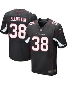 Cardinals #38 Andre Ellington Black Alternate Men's Stitched NFL Elite Jersey