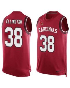 Cardinals #38 Andre Ellington Red Team Color Men's Stitched NFL Limited Tank Top Jersey